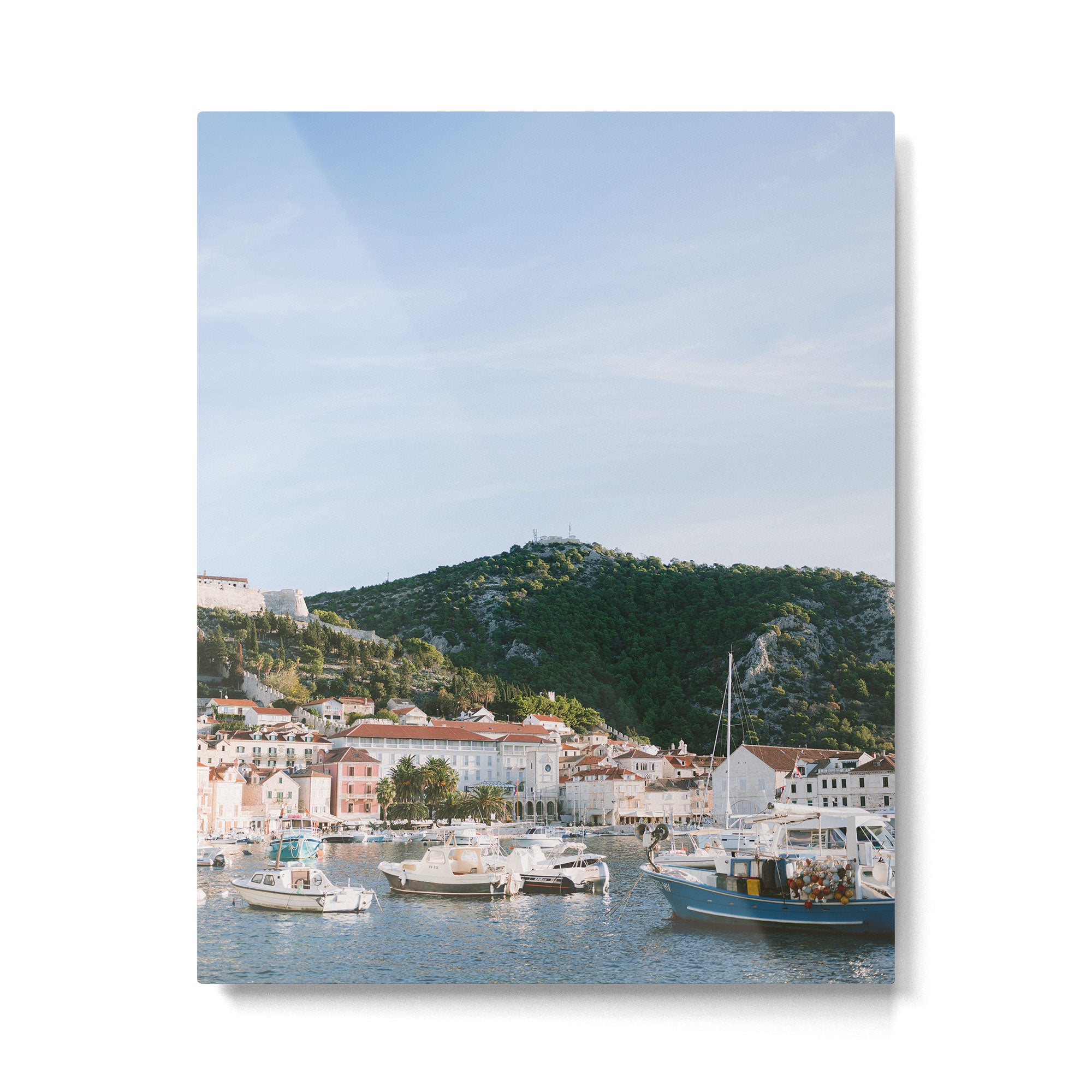 Glorious Hvar at sunrise | Croatia travel photography | Colorful summer vibes Metal Print Gallery Image 4