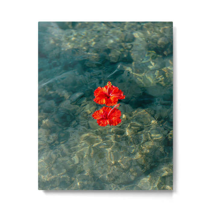 Hibiscus Love Metal Print Gallery Image 1