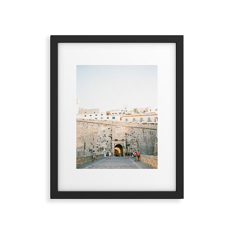 Ibiza on Film Travel photography âEntrance Eivissa Framed Art Print Gallery Image 5