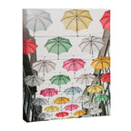 Ireland Dublin | Colorful street photography | Umbrella's Canvas Print Gallery Image 6