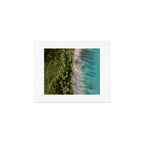 Las Terrenas from above | Beach travel photography Dominican Republic | Drone shot Art Print Gallery Image 1