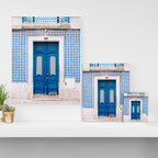 Lisbon Blue Door | Portugal fine art travel photography print Canvas Print Gallery Image 3