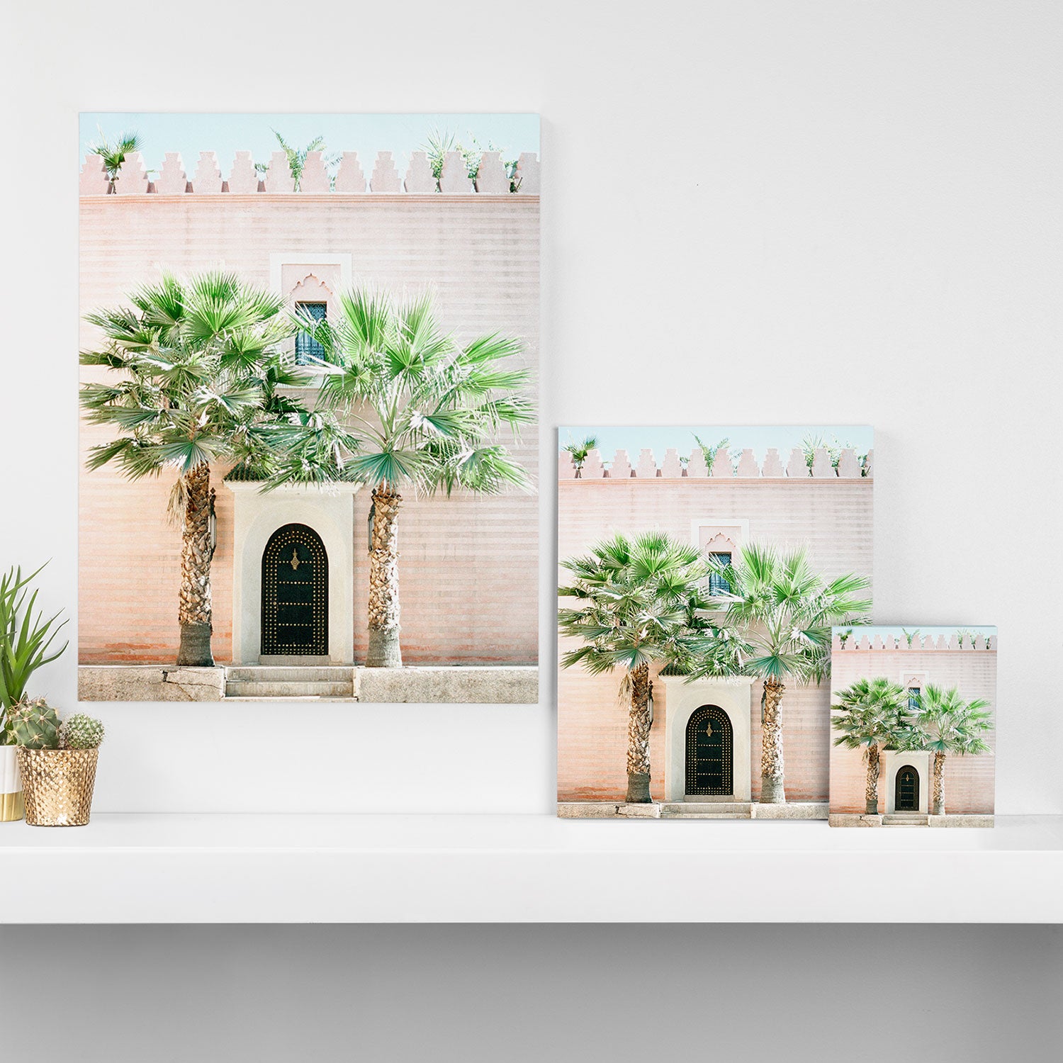 Magical Marrakech | Travel photography Morocco | Pastel colored. Canvas Print Gallery Image 3