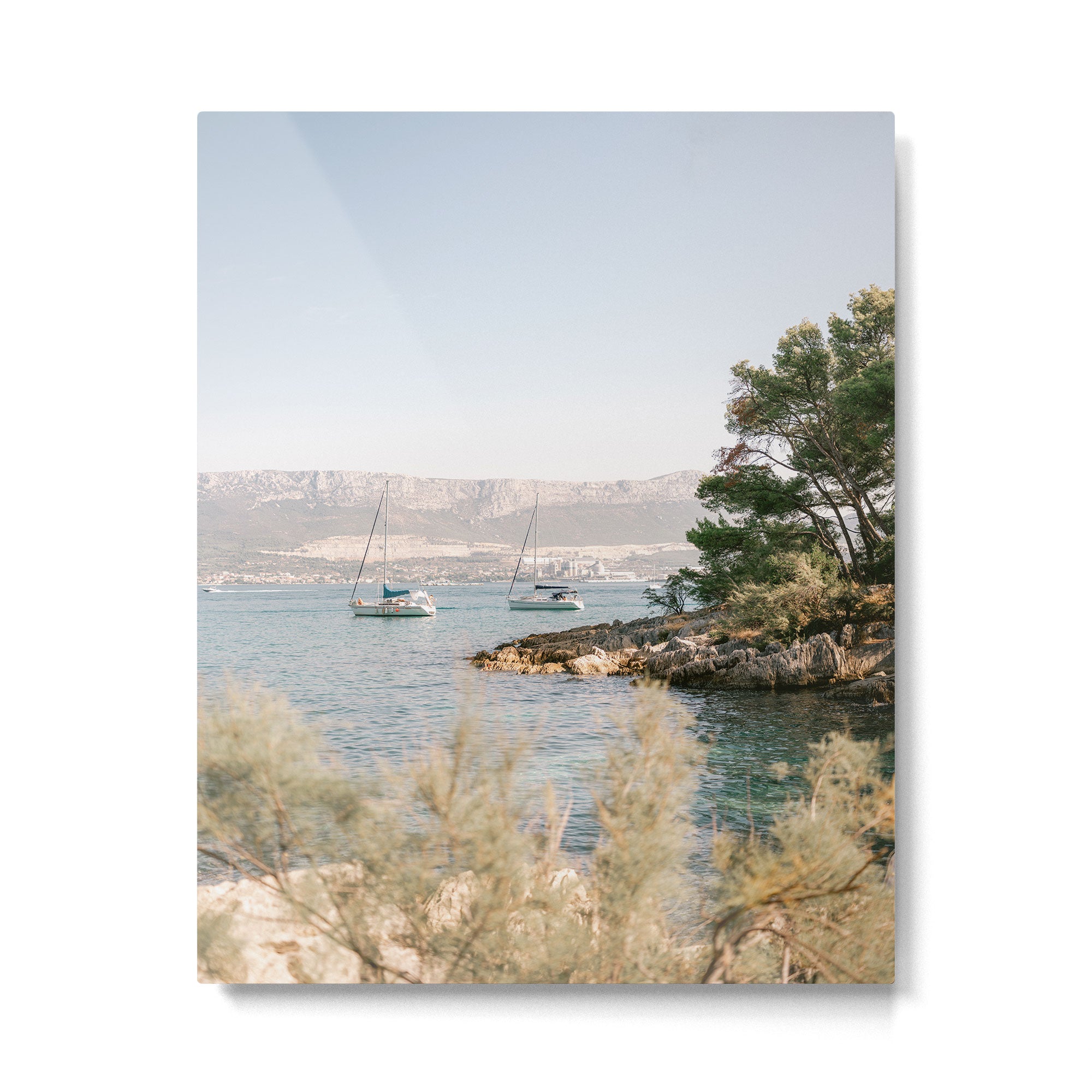 Marjan hill Split | Croatia ocean sea travel photography | Sailing Yacht  Metal Print Gallery Image 4