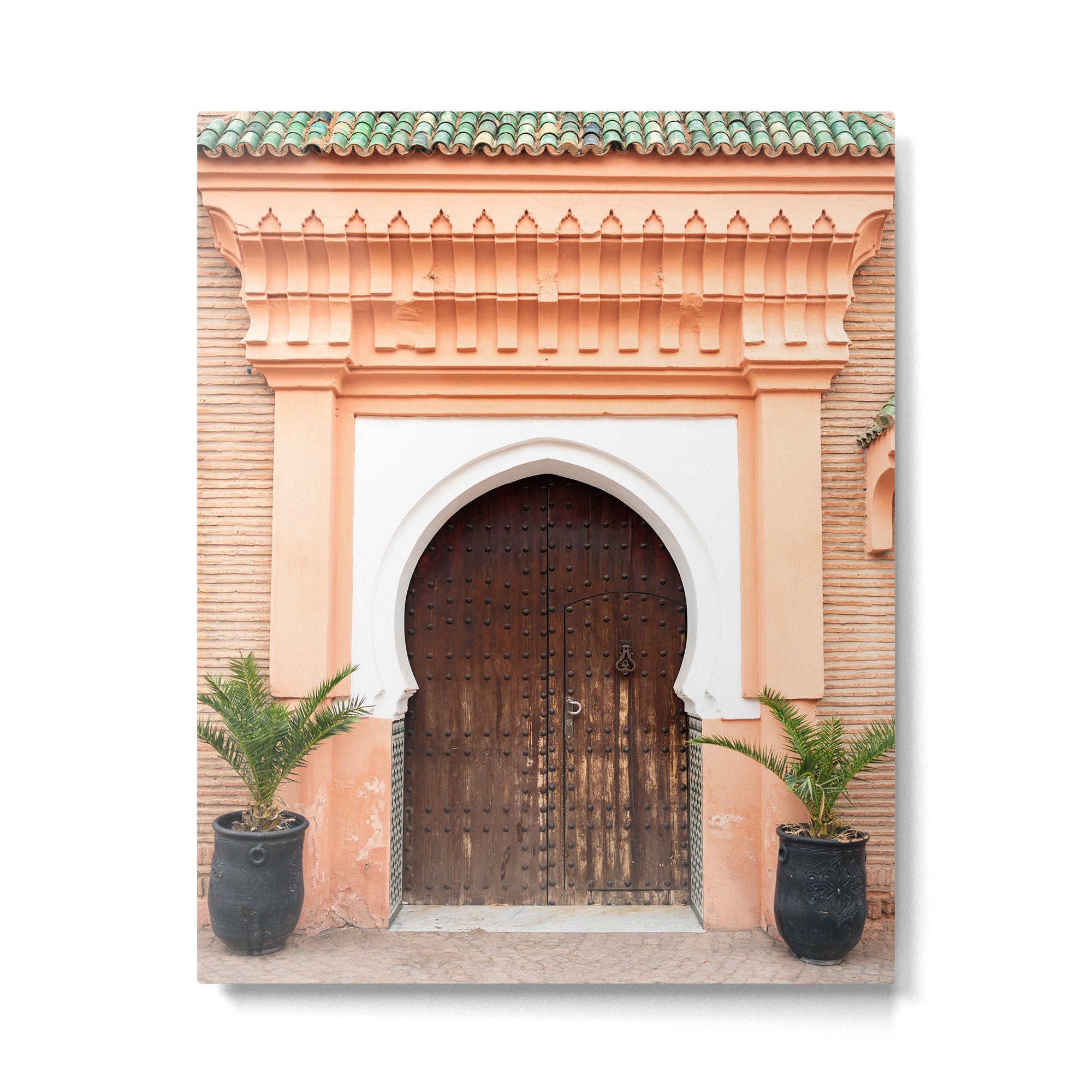 Marrakech Doors to the palace Metal Print Gallery Image 4