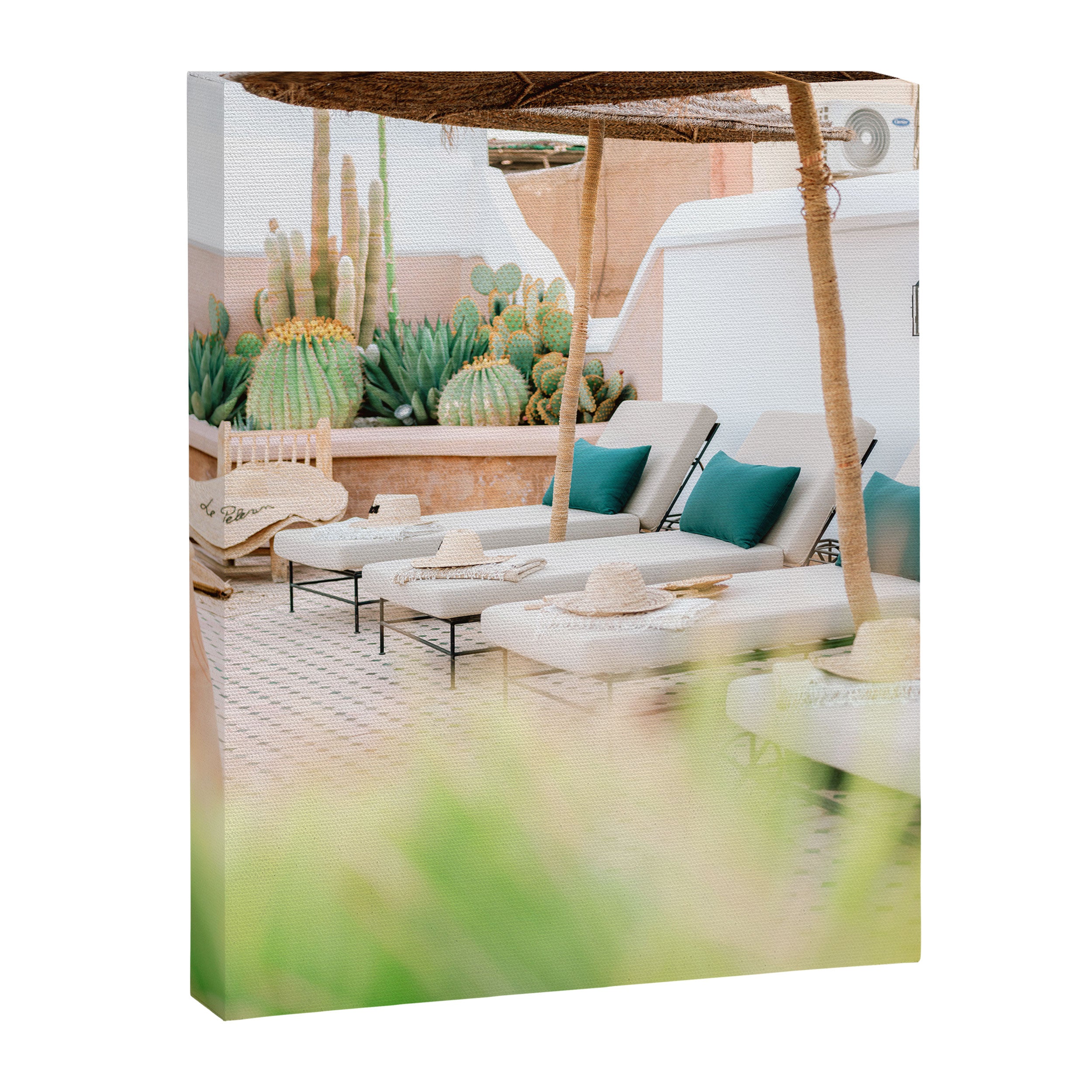 Marrakech Rooftop Retreat | Morocco Travel Photography Canvas Print Gallery Image 6
