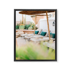 Marrakech Rooftop Retreat | Morocco Travel Photography Framed Canvas Print Gallery Image 6