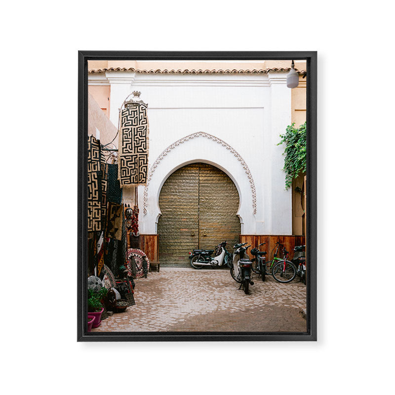 Medina of Marrakech | Morocco Travel Photography Framed Canvas Print Gallery Image 6