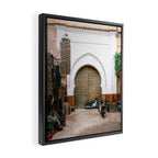 Medina of Marrakech | Morocco Travel Photography Framed Canvas Print Gallery Image 2