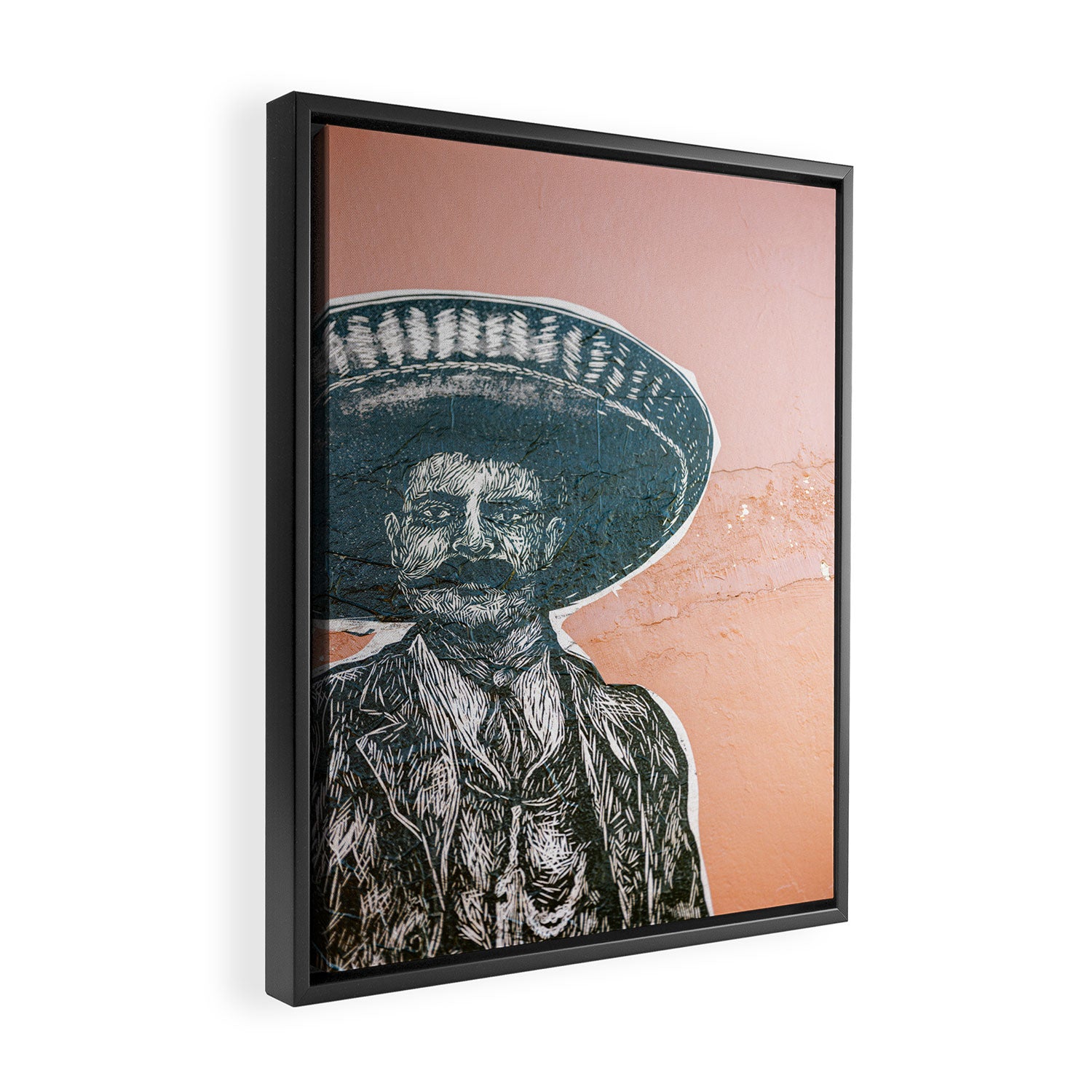Mexican street art | Oaxaca travel  Framed Canvas Print Gallery Image 2