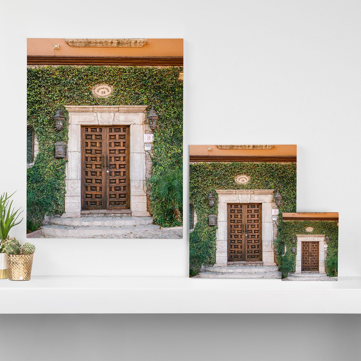 Mexico | The botanical door San Miguel de Allende Canvas Print Gallery Image 3