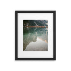 Mirror on the water | Lago di Braies Italy | Dolomites travel photography Framed Art Print Gallery Image 5