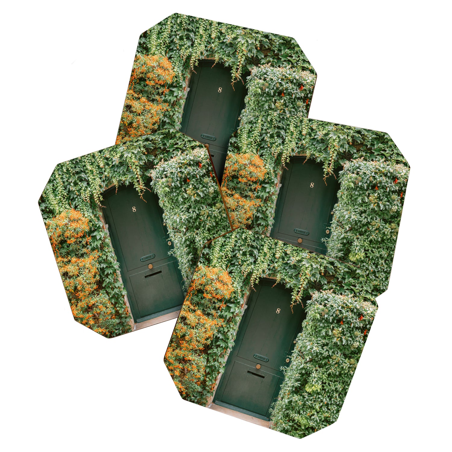 Montmartre Paris | The Ivy covered door Coaster Gallery Image 1