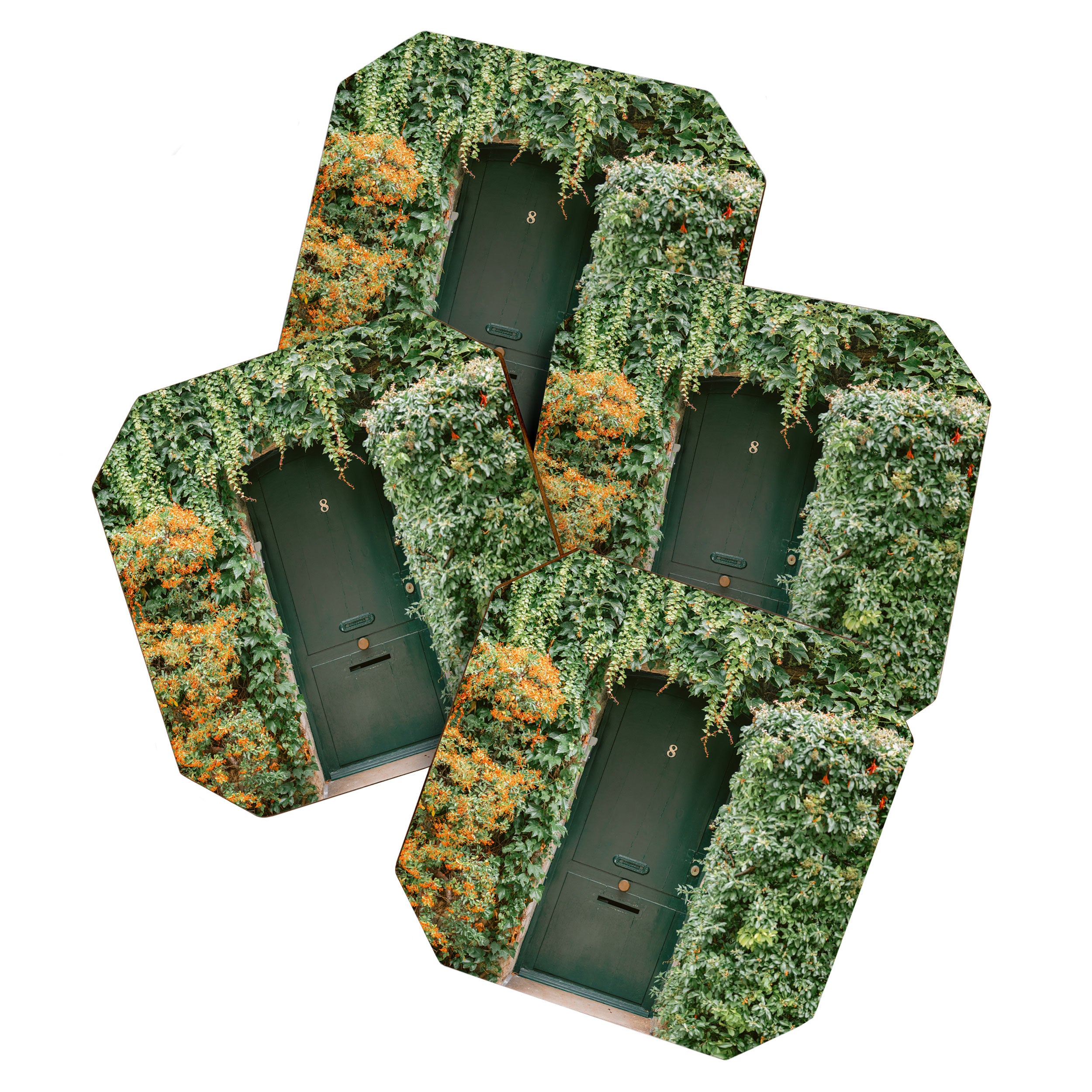 Montmartre Paris | The Ivy covered door Coaster Gallery Image 1