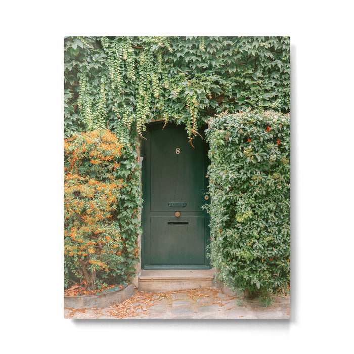 Montmartre Paris | The Ivy covered door Metal Print Gallery Image 1