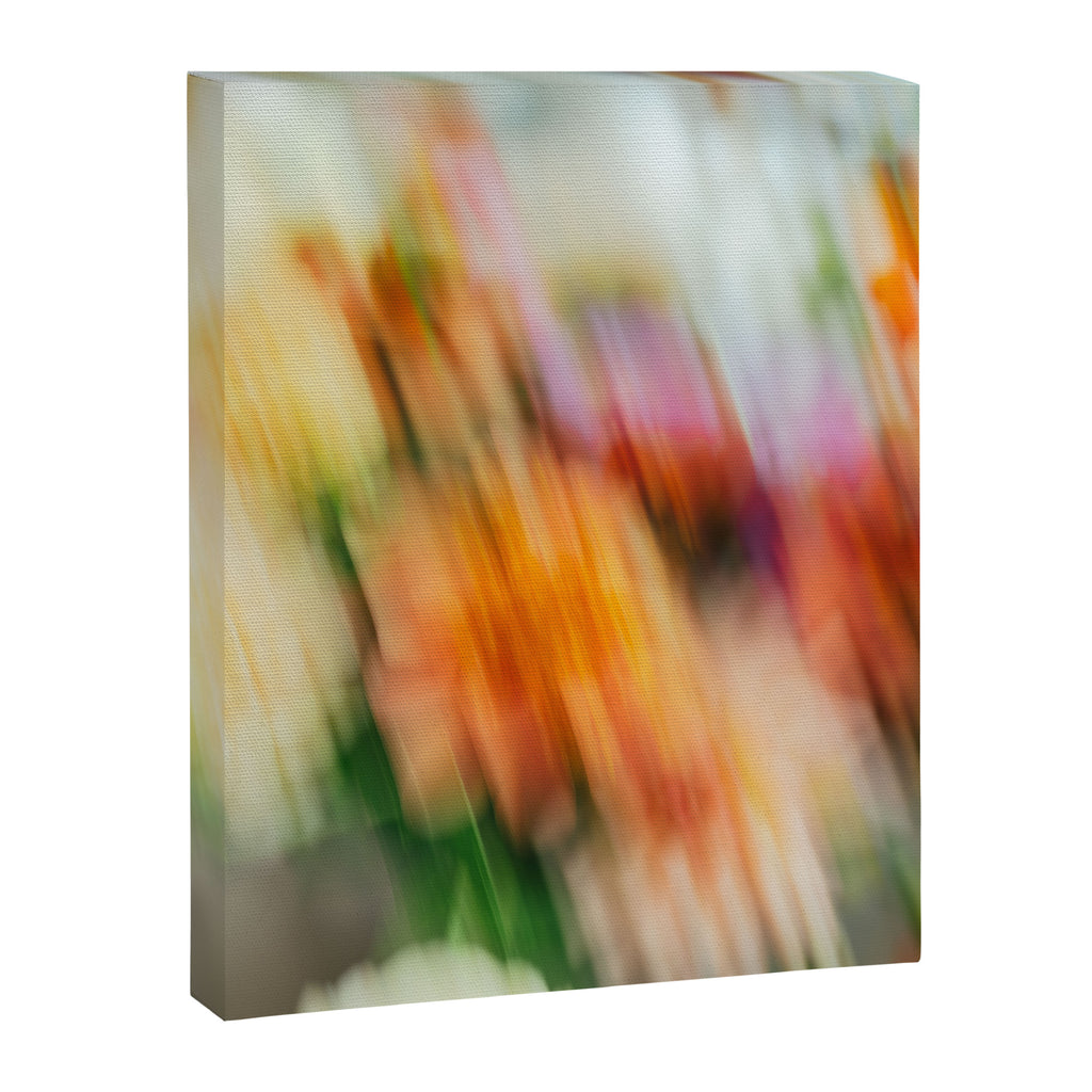 Moving Flowers | Abstract Floral Photography Canvas Print Gallery Image 6