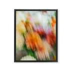 Moving Flowers | Abstract Floral Photography Framed Canvas Print Gallery Image 6