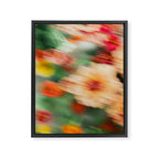 Moving Flowers | Abstract Floral Photography Framed Canvas Print Gallery Image 6