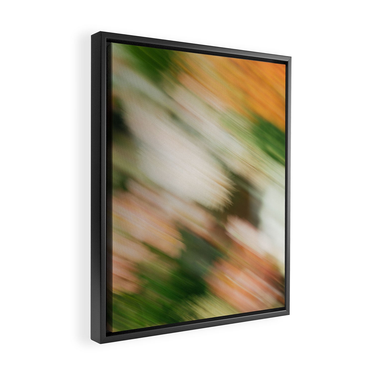 Moving Flowers | Abstract Floral Photography Framed Canvas Print Gallery Image 2