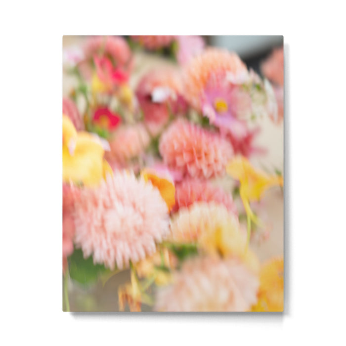 Moving flowers - Abstract Floral Photography Metal Print Gallery Image 1