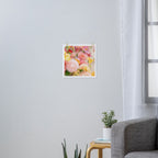 Moving flowers - Abstract Floral Photography | Square Art Print Gallery Image 3