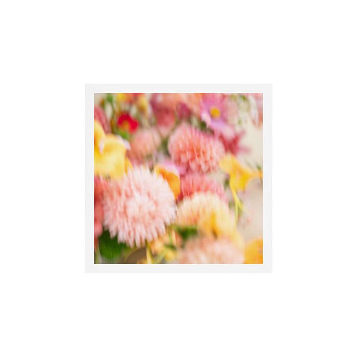 Moving flowers - Abstract Floral Photography | Square Art Print Gallery Image 1