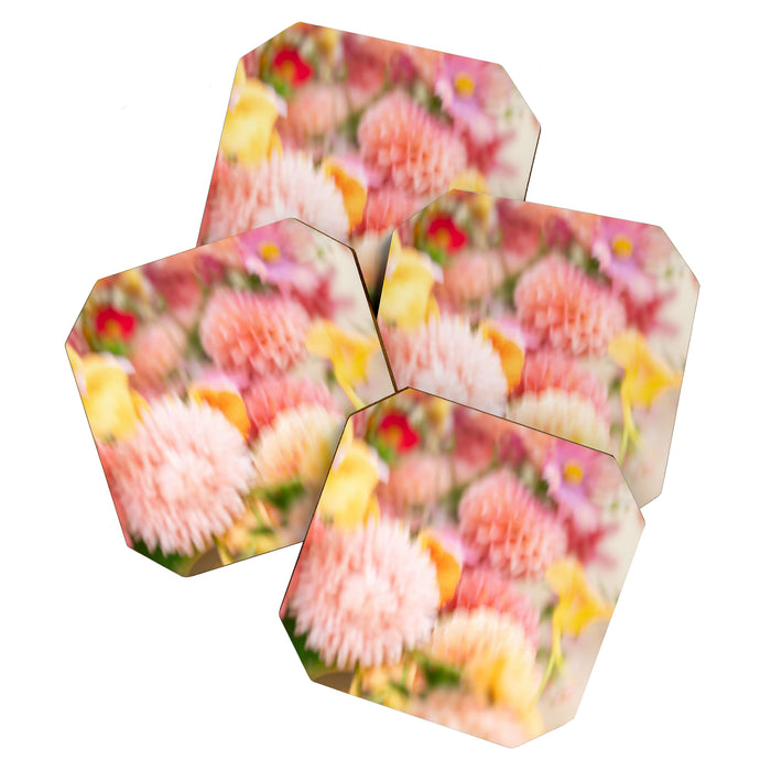 Moving flowers - Abstract Floral Photography | Square Coaster Gallery Image 1