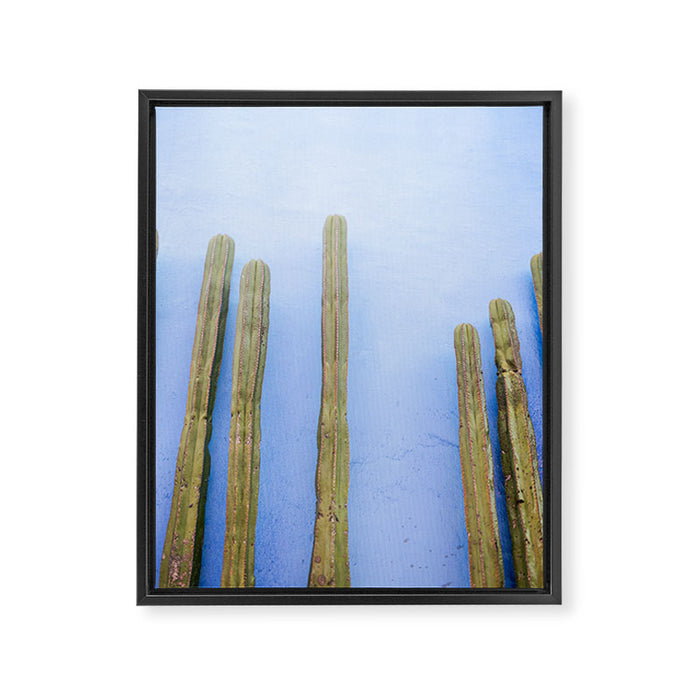 Oaxaca Blues II | Mexico Travel Photography Framed Canvas Print Gallery Image 1