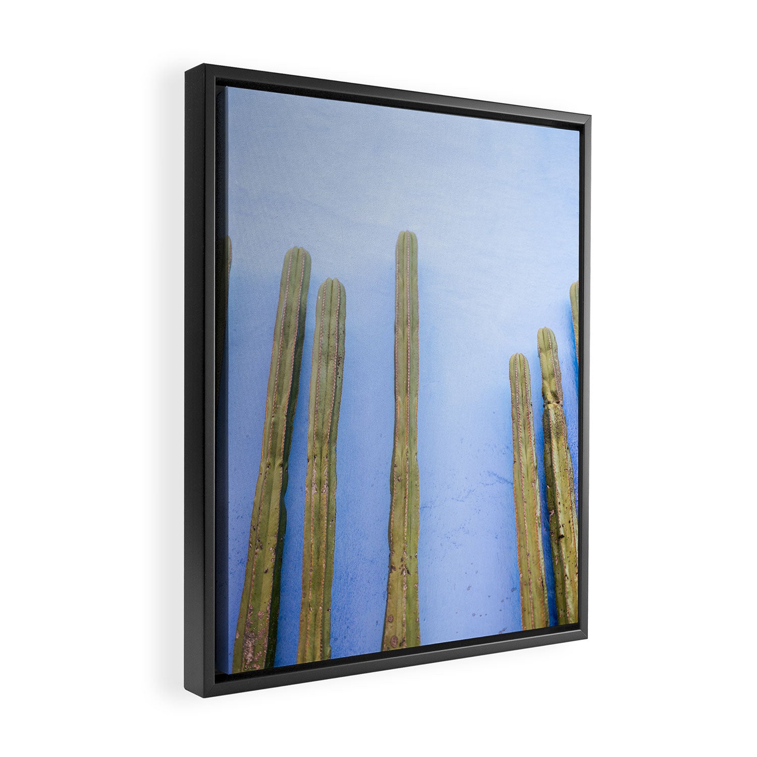 Oaxaca Blues II | Mexico Travel Photography Framed Canvas Print Gallery Image 2