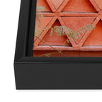 Oaxaca Geometrical Pattern | Textile Museum Mexico Framed Canvas Print Gallery Image 3