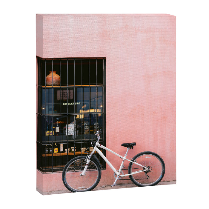 Oaxaca Mexico Bike | Travel Photography Canvas Print Gallery Image 1