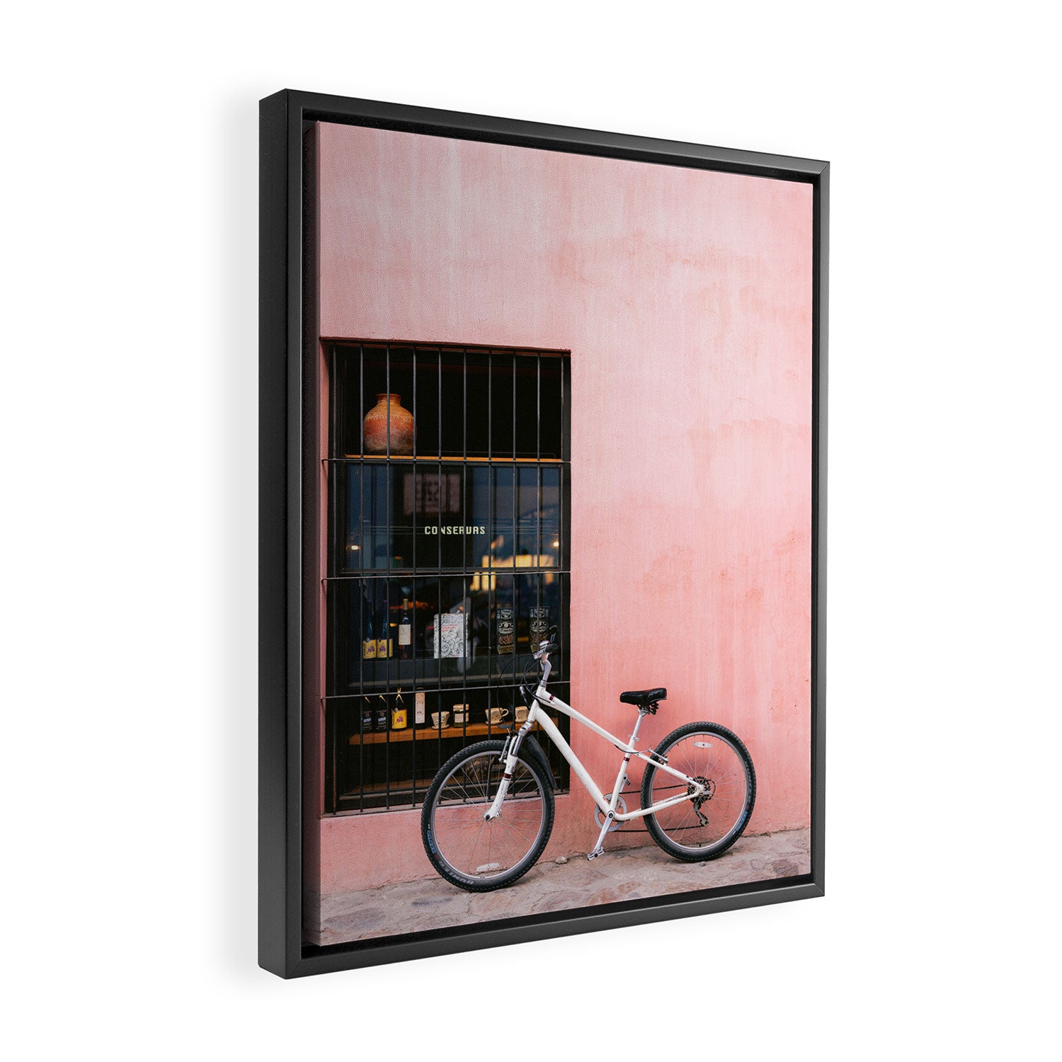Oaxaca Mexico Bike | Travel Photography Framed Canvas Print Gallery Image 2