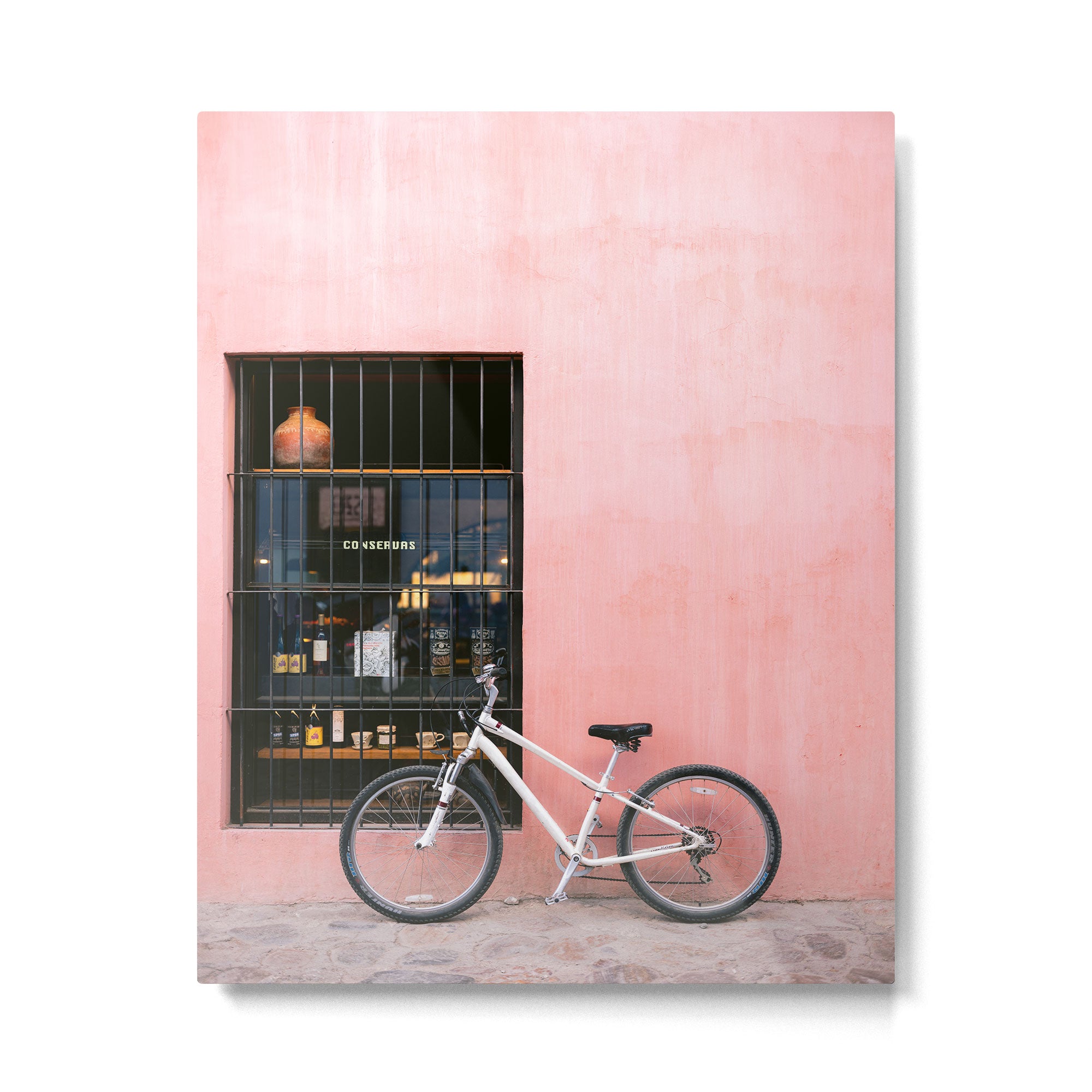 Oaxaca Mexico Bike | Travel Photography Metal Print Gallery Image 4