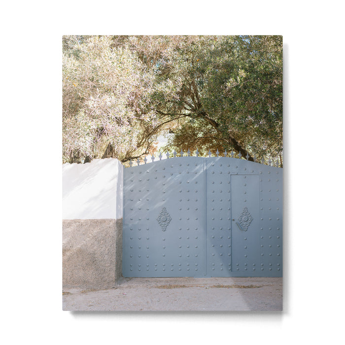 Olive Gate | Tamraght Moroccan Architecture Photography Metal Print Gallery Image 1