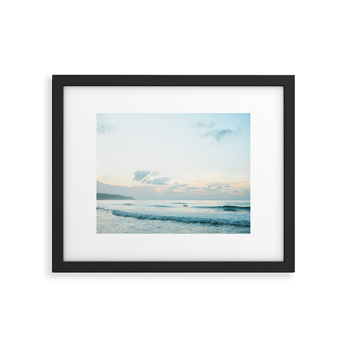Once your board hits the ocean | Surf travel photography print | Central America Framed Art Print Gallery Image 1
