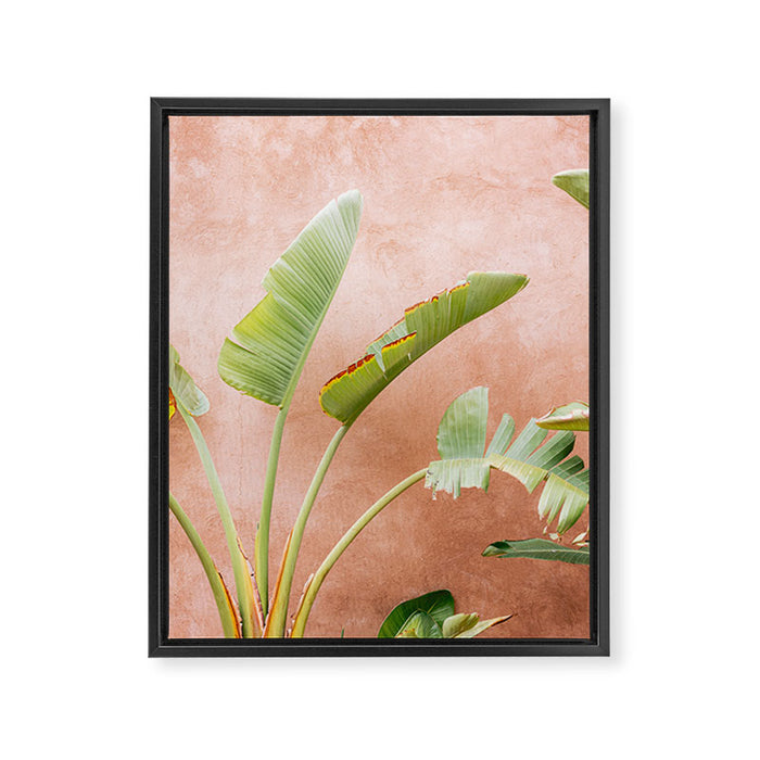 Palms of Ourika Morocco | Pastel Travel Photography Marrakech | Square Framed Canvas Print Gallery Image 1