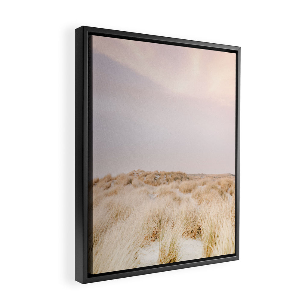 Pastel coastal sky | Ameland island fine art travel photography | The Netherlands Framed Canvas Print Gallery Image 2