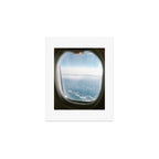 Plane window view | French alps Travel Photography Art Print Gallery Image 1