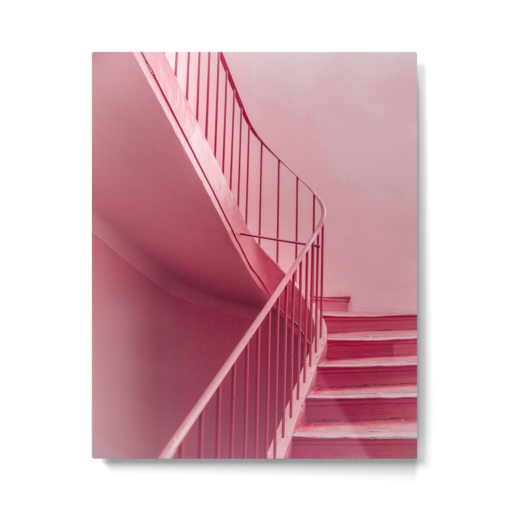 Plum Steps | Architectural Minimalism Metal Print Gallery Image 4