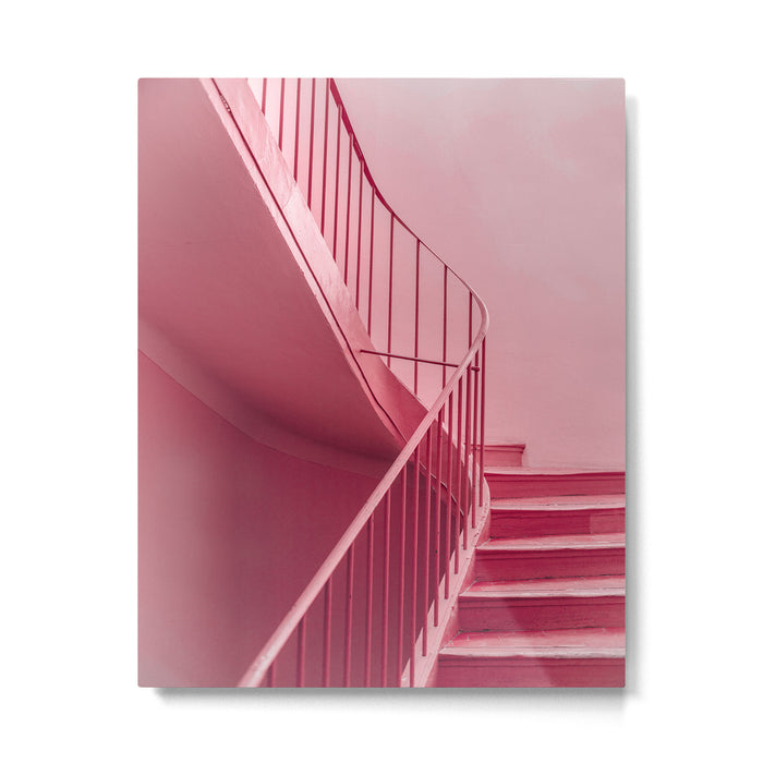 Plum Steps | Architectural Minimalism Metal Print Gallery Image 1