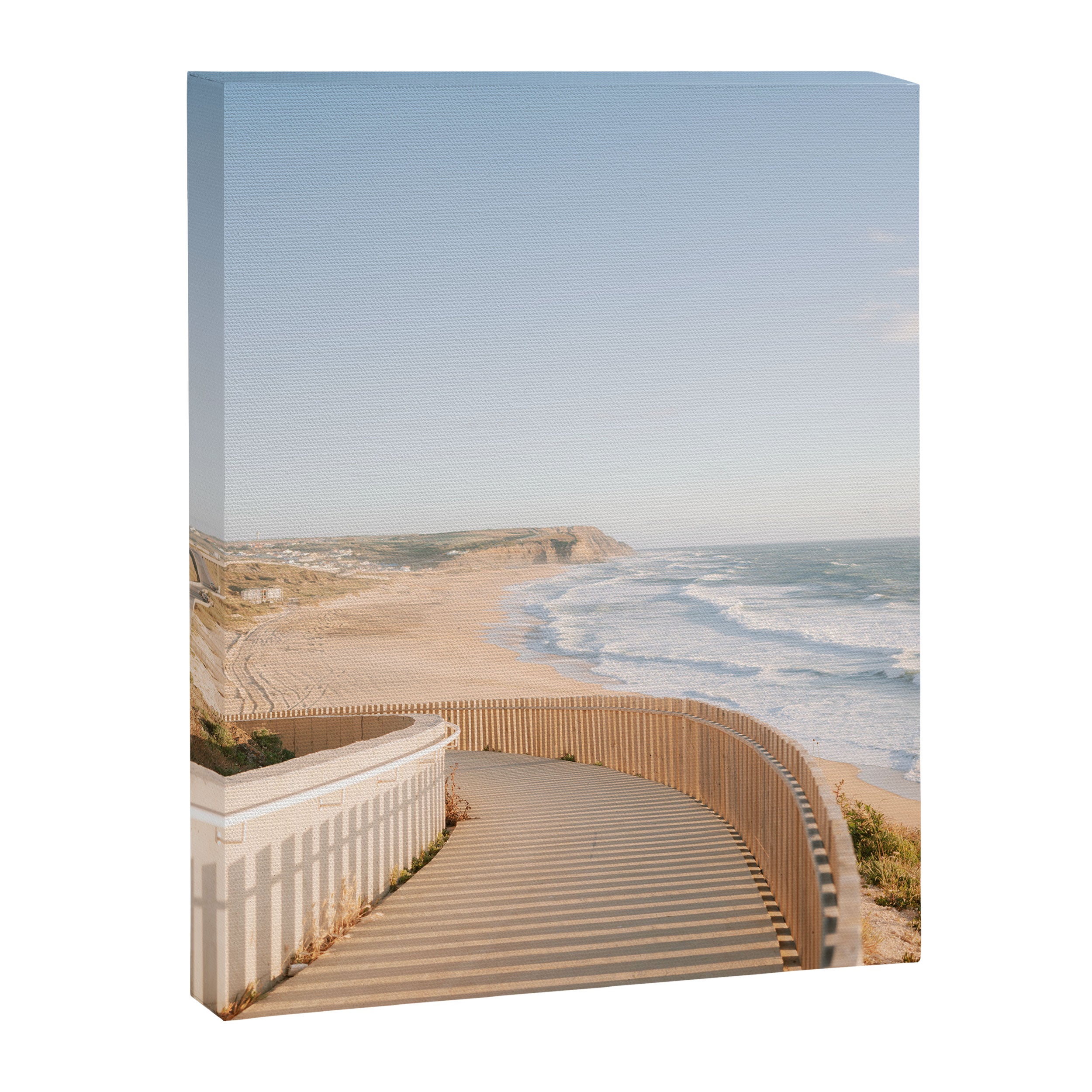 Praia Azul | Summer vibes Portugal travel photography  Canvas Print Gallery Image 6