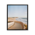 Praia Azul | Summer vibes Portugal travel photography  Framed Canvas Print Gallery Image 6