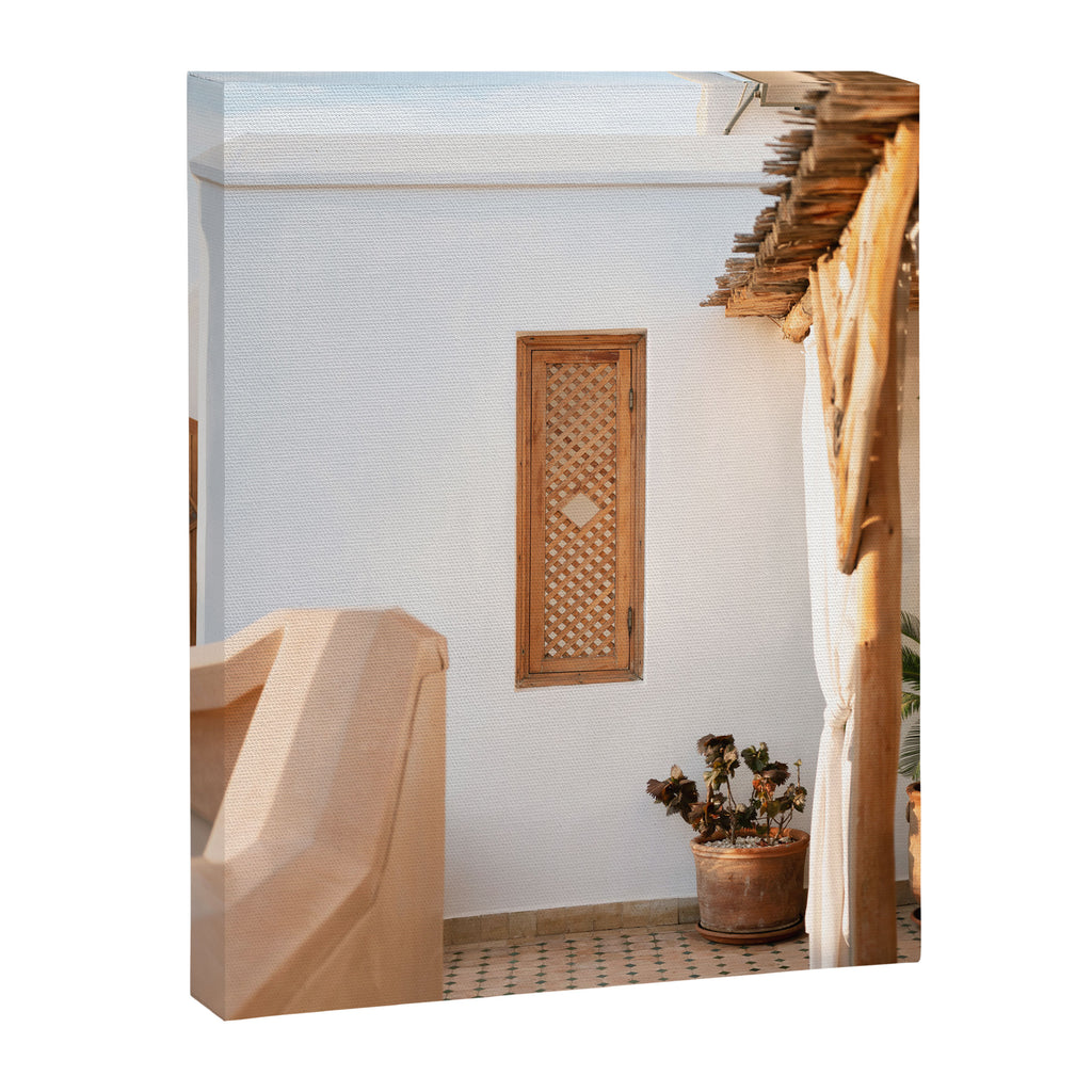 Riad Rooftop Marrakech | Morocco Travel Photography Canvas Print Gallery Image 6