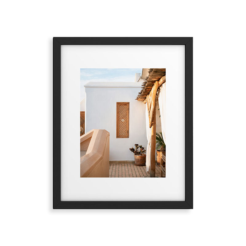Riad Rooftop Marrakech | Morocco Travel Photography Framed Art Print Gallery Image 5