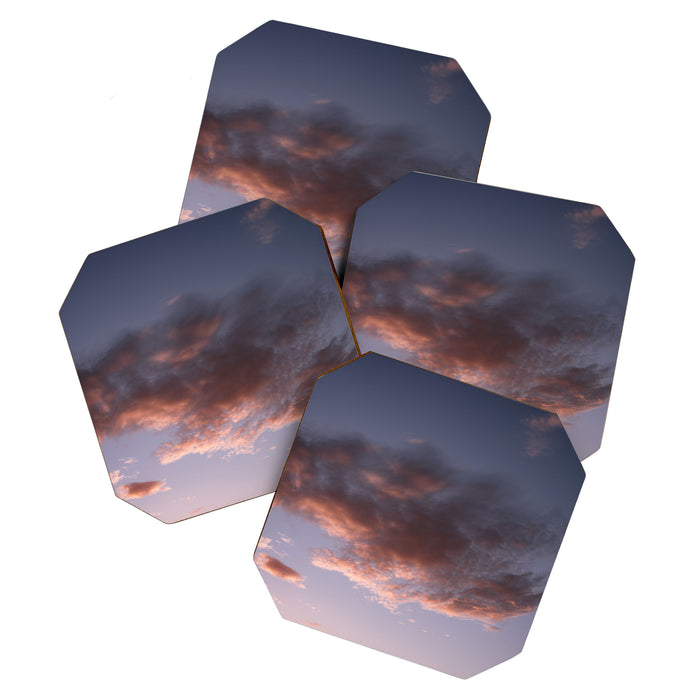 Sky on fire | Pastel Sunset in Playa Grande Costa Rica | Travel print  Coaster Gallery Image 1