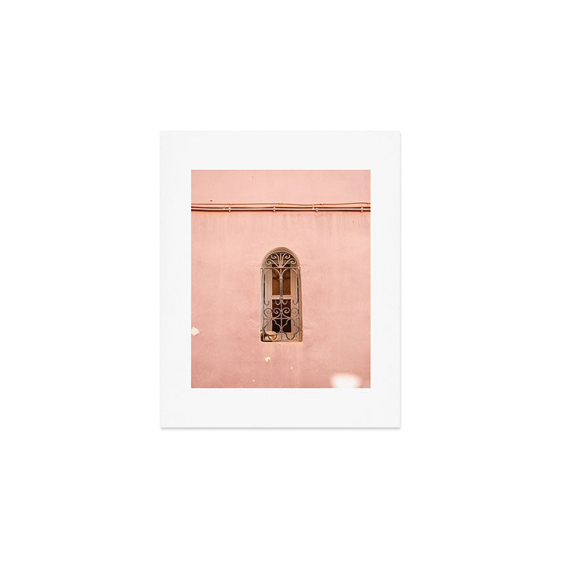 Soft Pink Window | Taghazout Architecture Photography Art Print Gallery Image 1