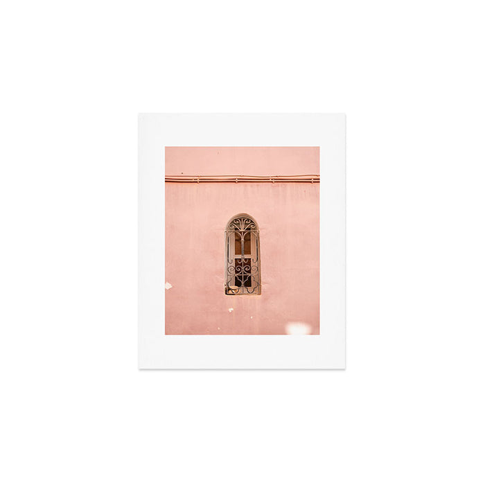 Soft Pink Window | Taghazout Architecture Photography Art Print Gallery Image 1