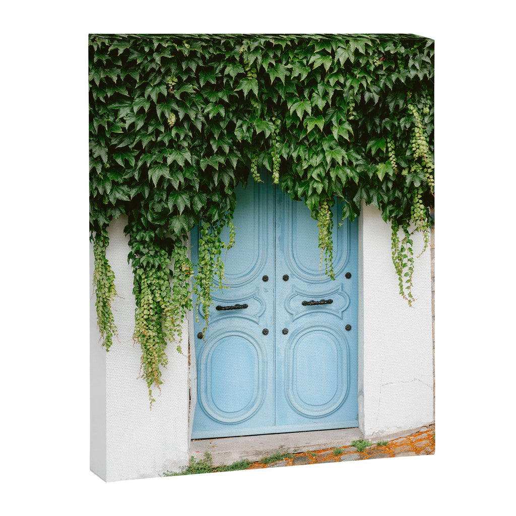 Montmartre Paris | The blue door  Canvas Print Gallery Image 6