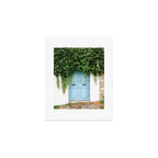 Montmartre Paris | The blue door  Art Print Gallery Image 1