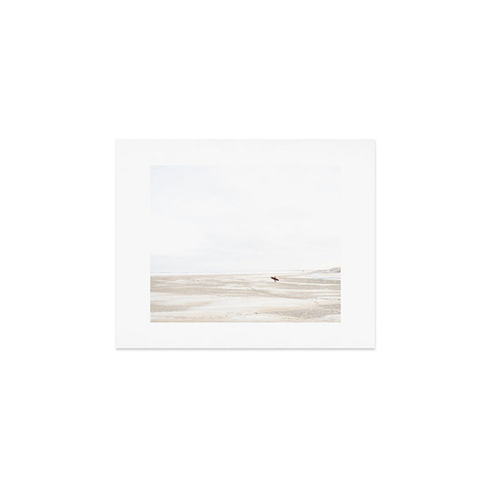 The lone surfer | fine art surf beach photography | Wanderlust at the ocean Art Print Gallery Image 1